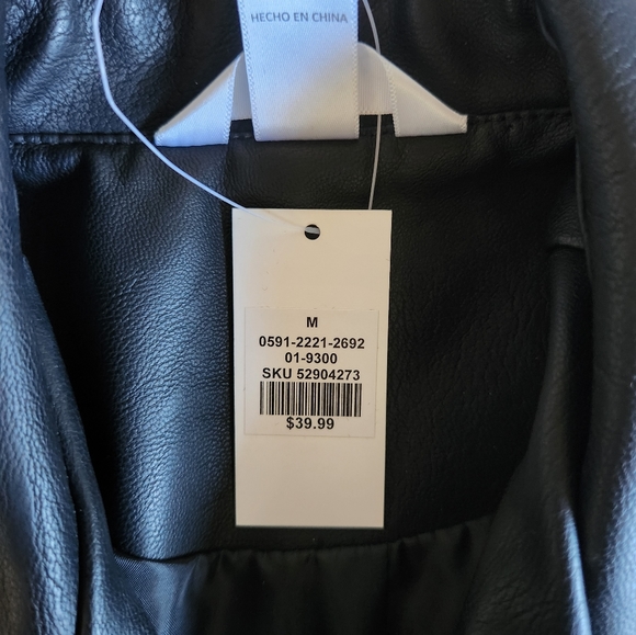 Faux Leather Jacket - Picture 3 of 3